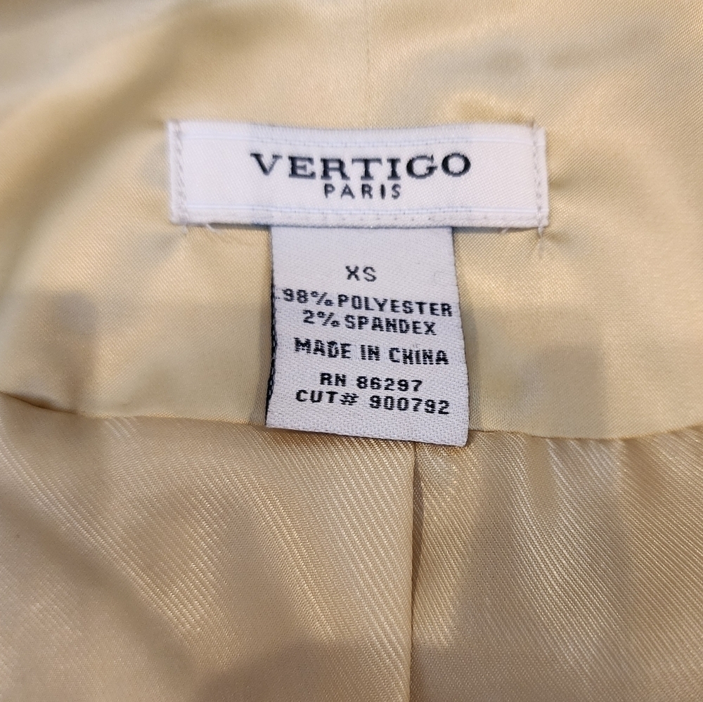 Vintage VERTIGO PARIS Satin Trench-Style Dress - Picture 7 of 16